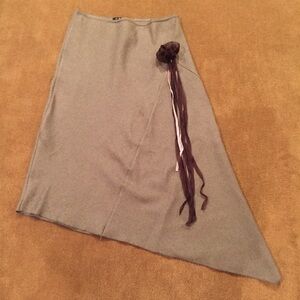 Maiko asymmetrical Brown Skirt Sz 2